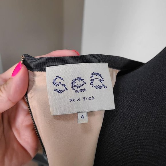 SEA New York Blue Lace Overlay Ruched Dress - Picture 10 of 10